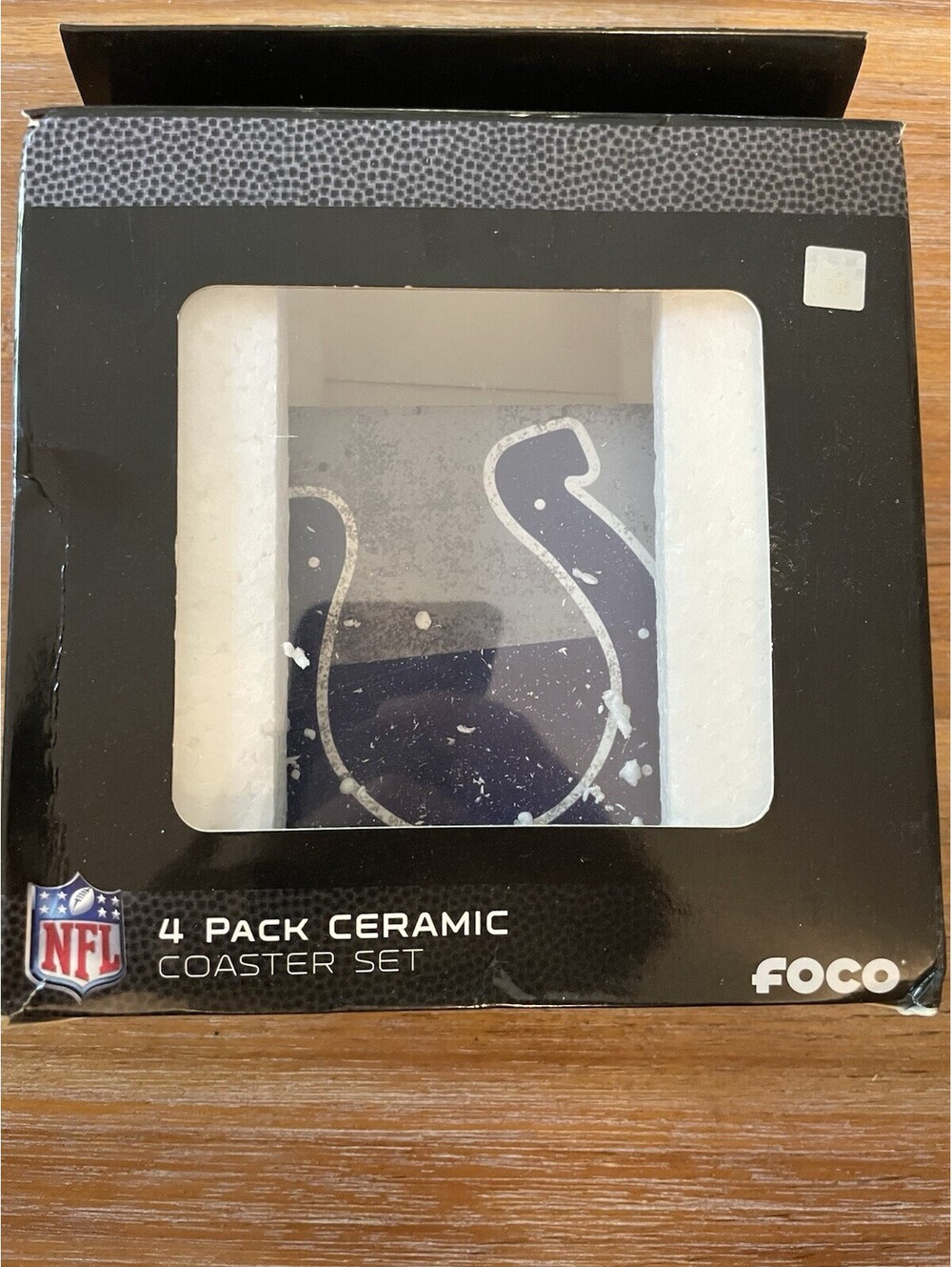 Indianapolis Colts NFL Coaster Foco Ceramic Coaster Set Of 4